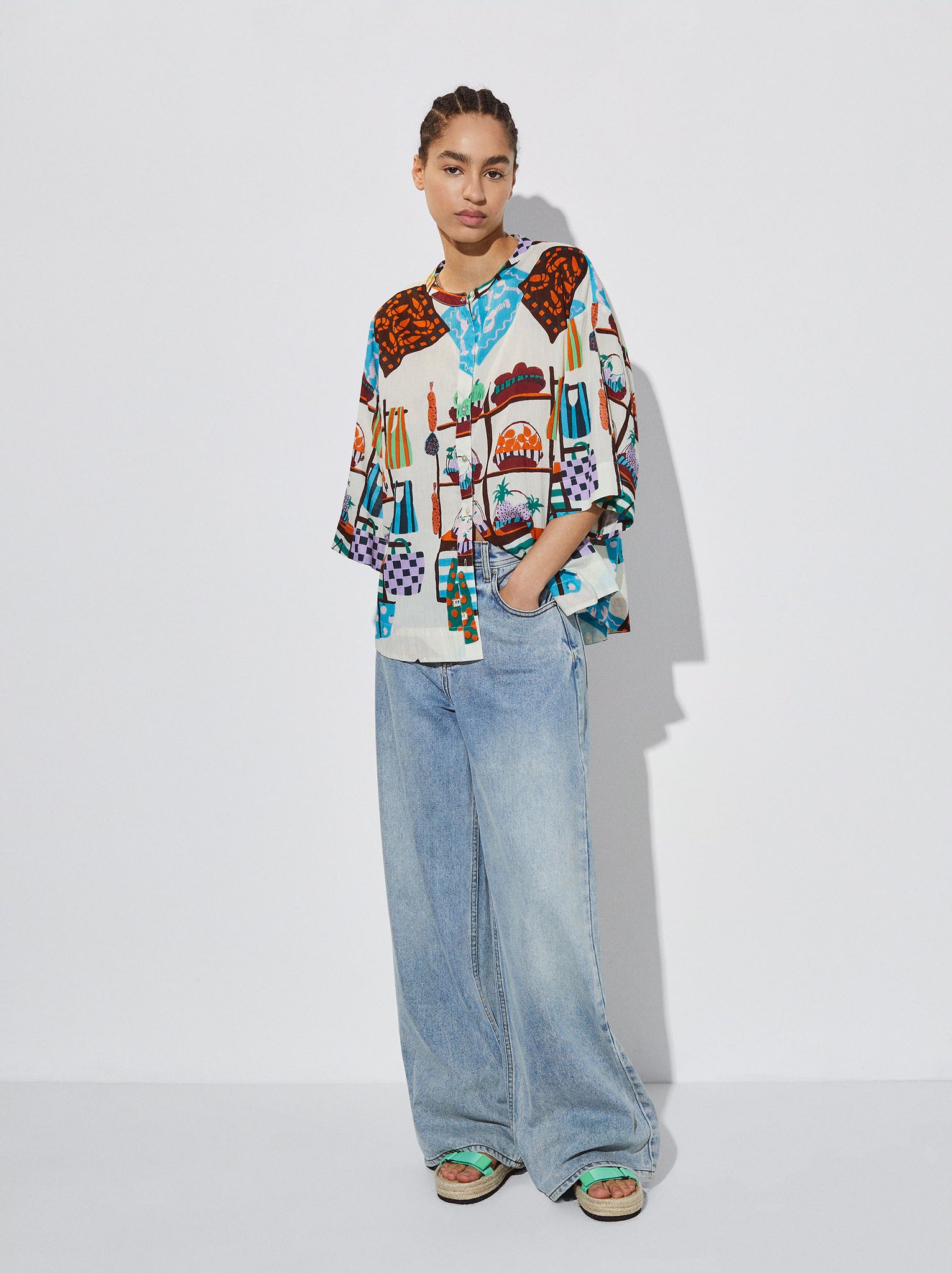 Cotton Printed Shirt