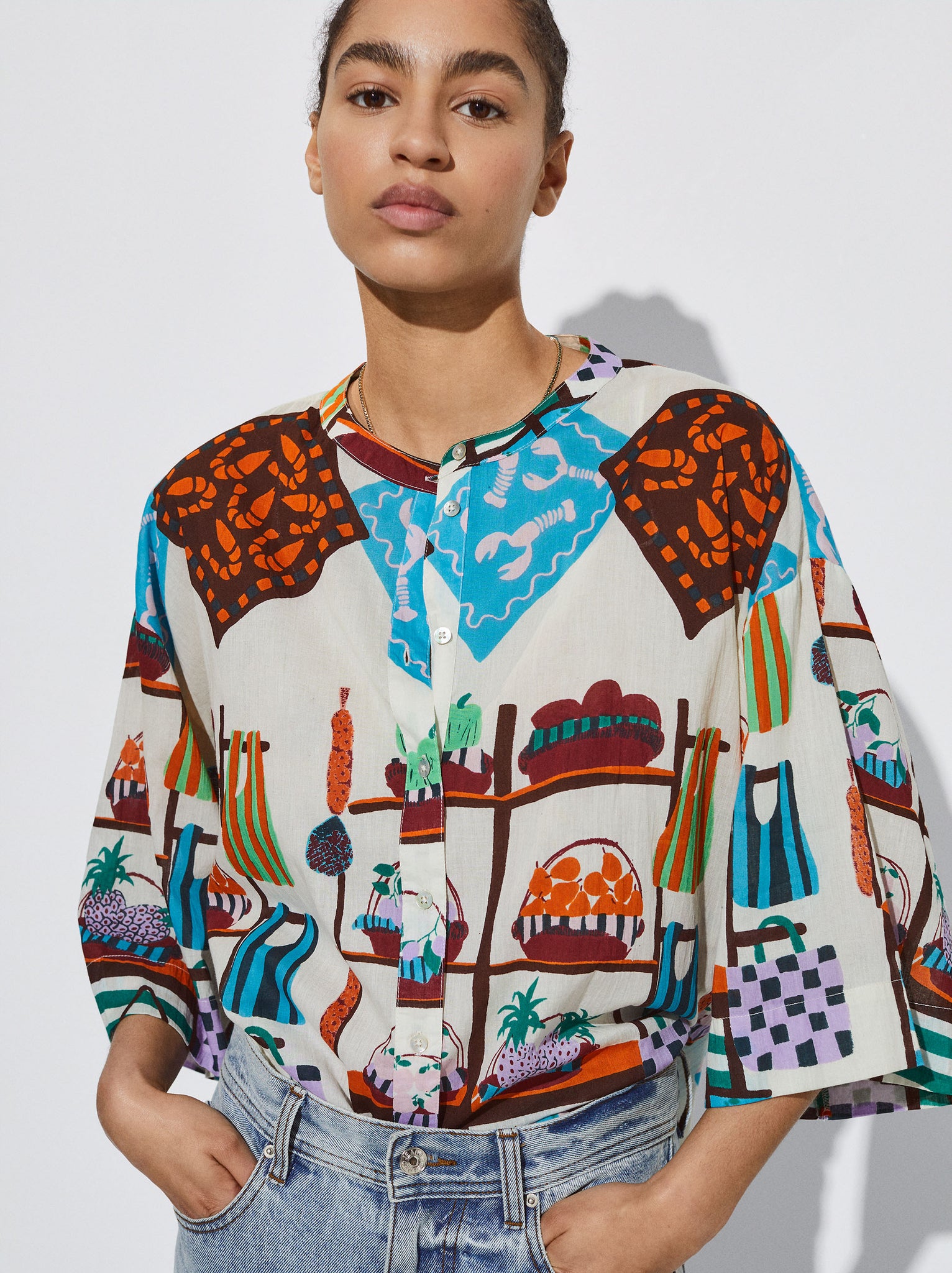 Cotton Printed Shirt