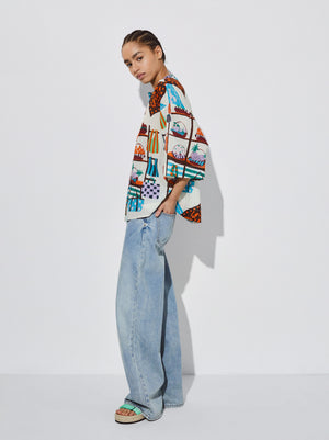 Cotton Printed Shirt