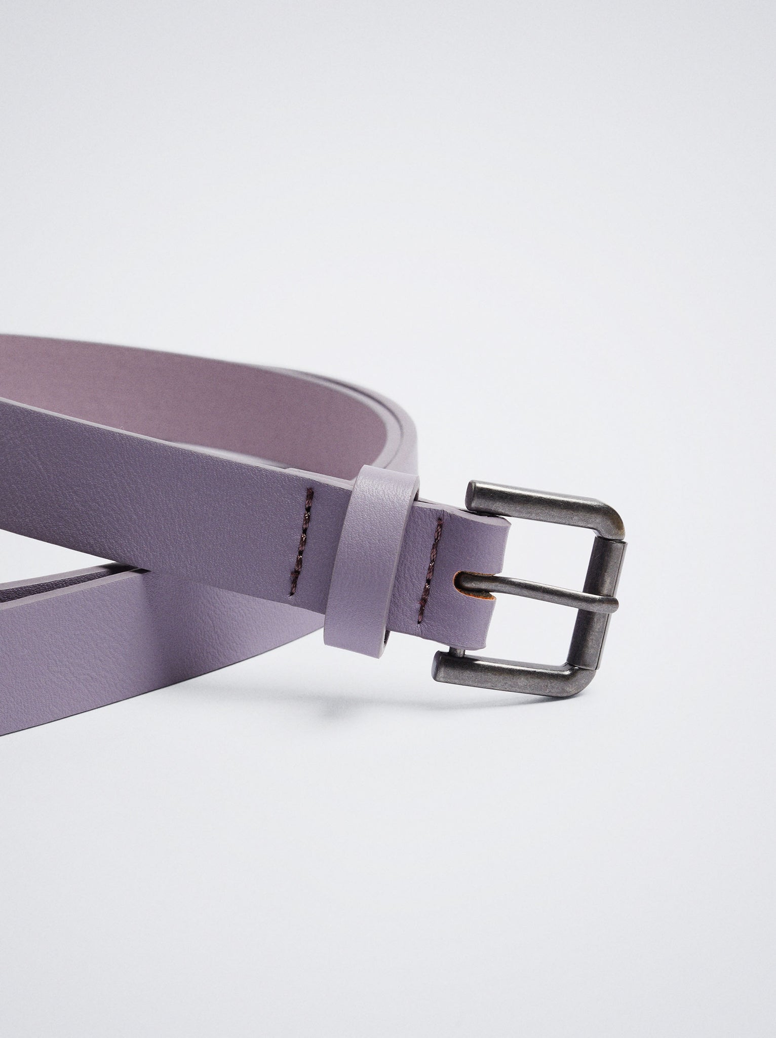 Belt With Square Buckle