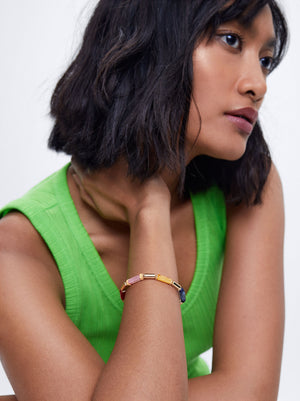 Multicoloured Elastic Bracelet