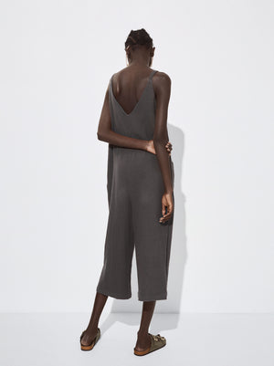 Long Creased Jumpsuit