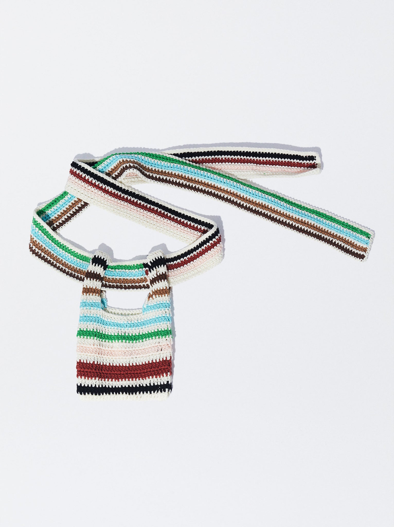 Crochet Belt With Removable Bag