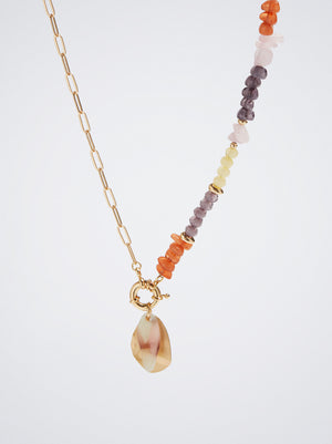 Necklace With Semiprecious Stone