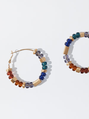 Resin Hoop Earrings