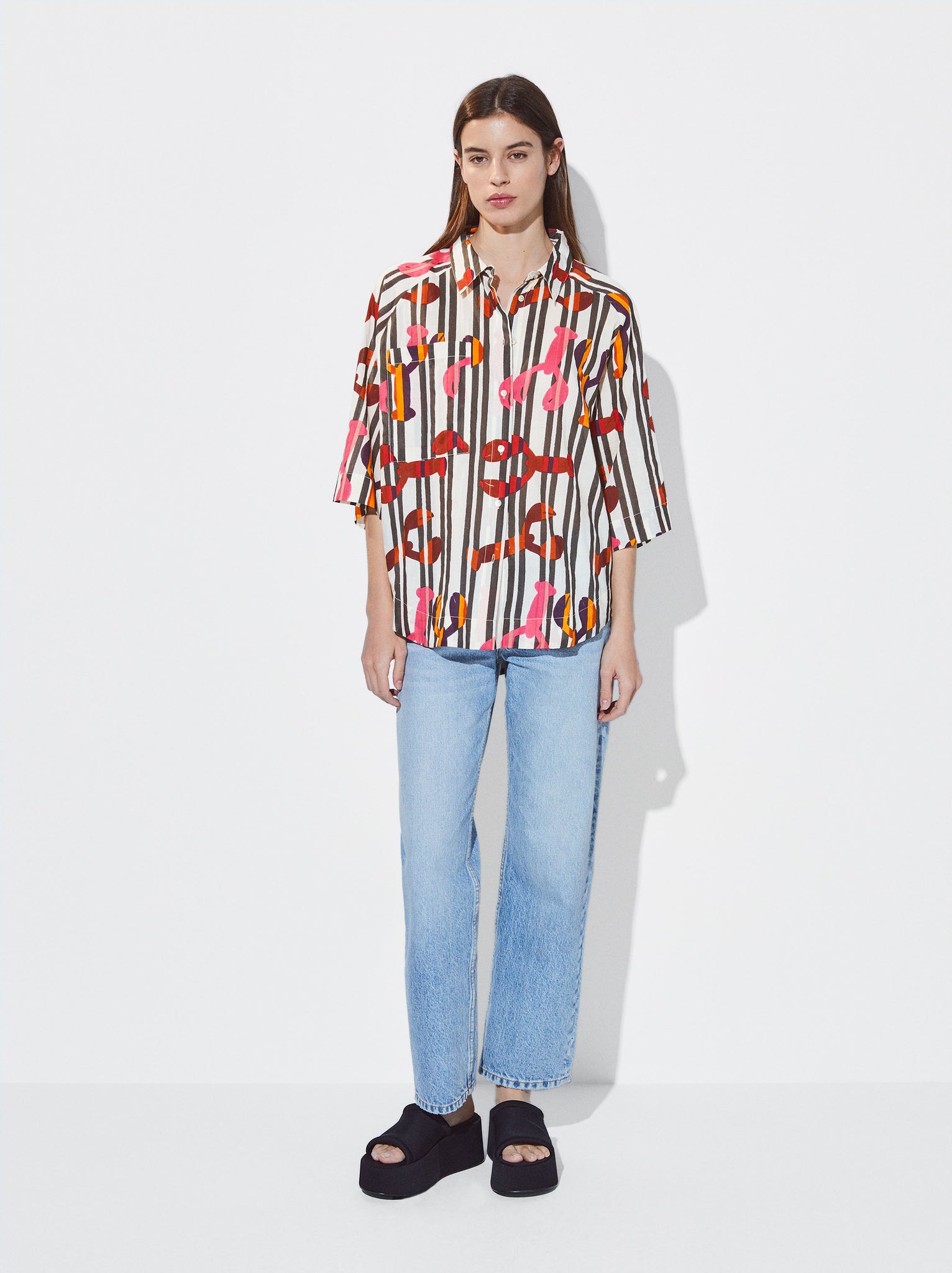 Cotton Printed Shirt