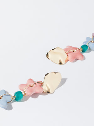 Flower Ceramic Earrings