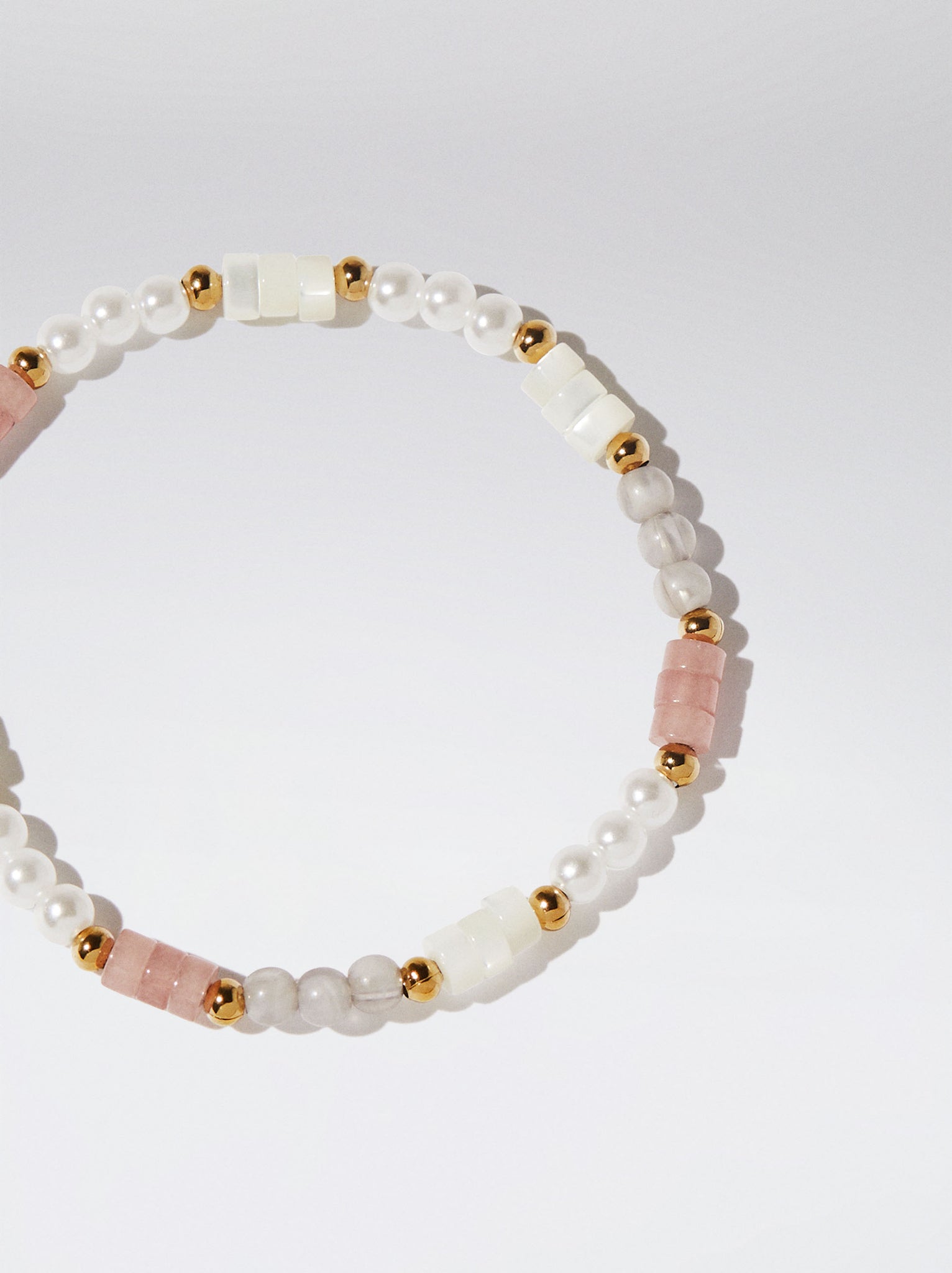 Bracelet With Stone And Shell