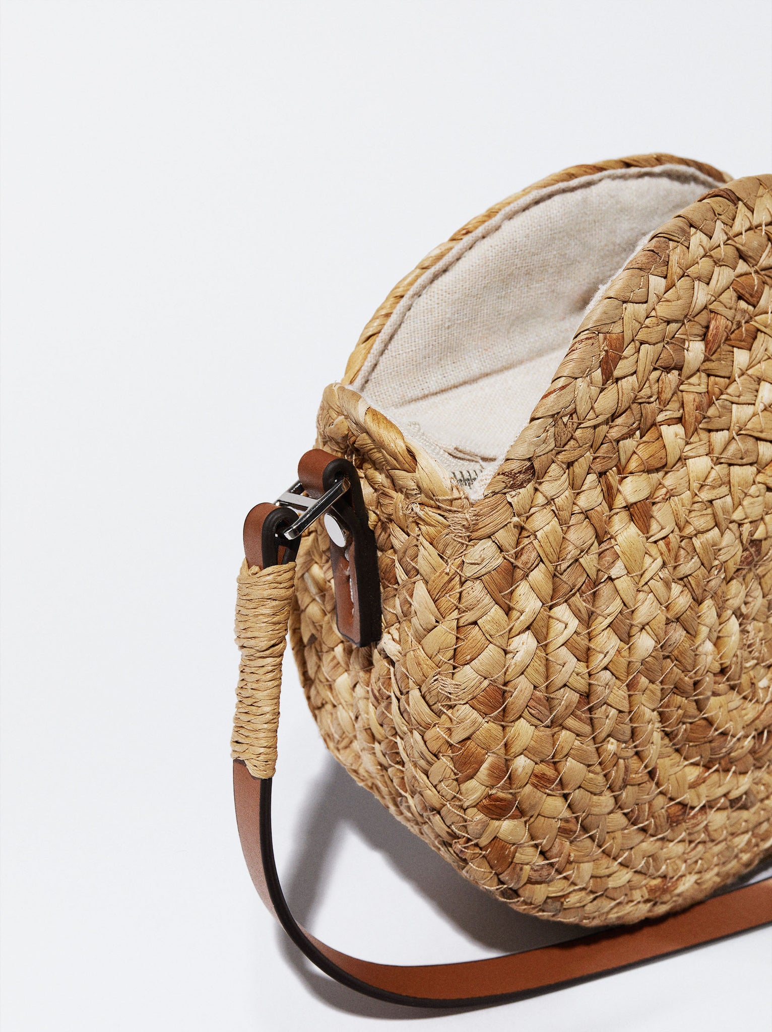 Straw Crossbody Bag