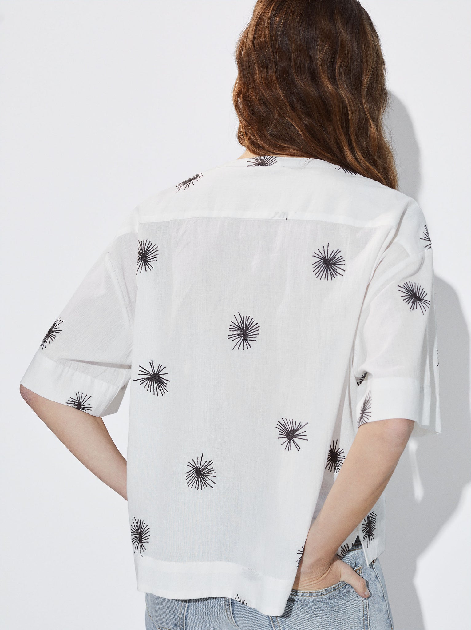Cotton Shirt With Embroidery