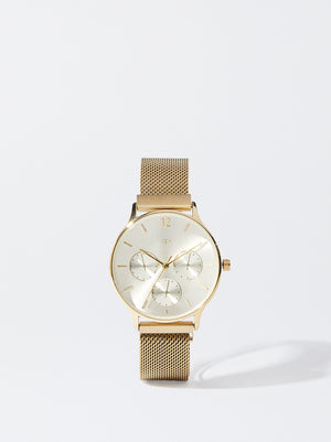 Gold Tray Casual Watch