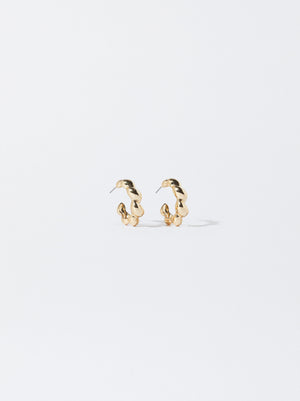 Gold-Toned Hoop Earrings