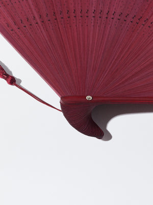 Bamboo Perforated Fan