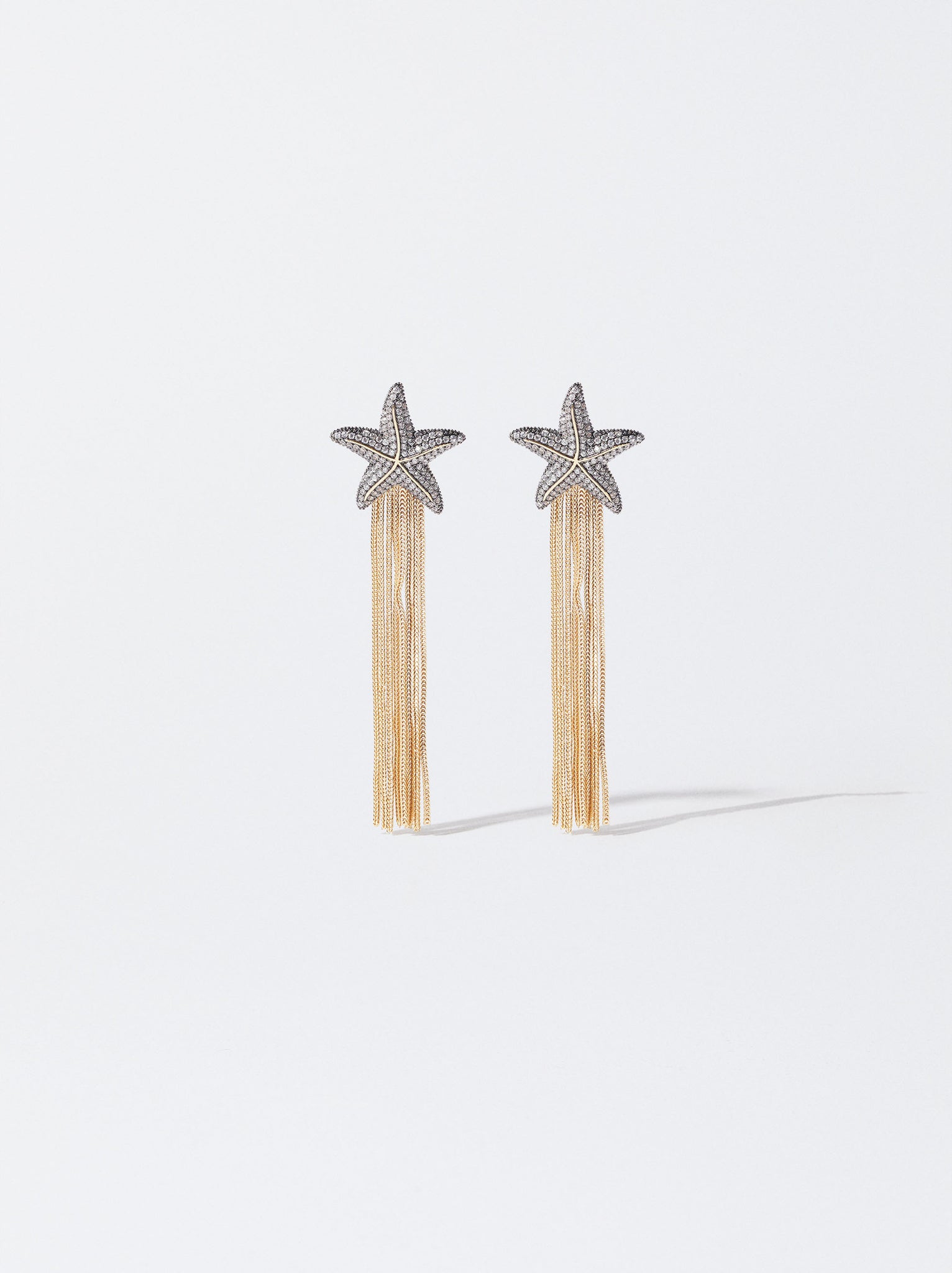 Star Earrings And Zirconia