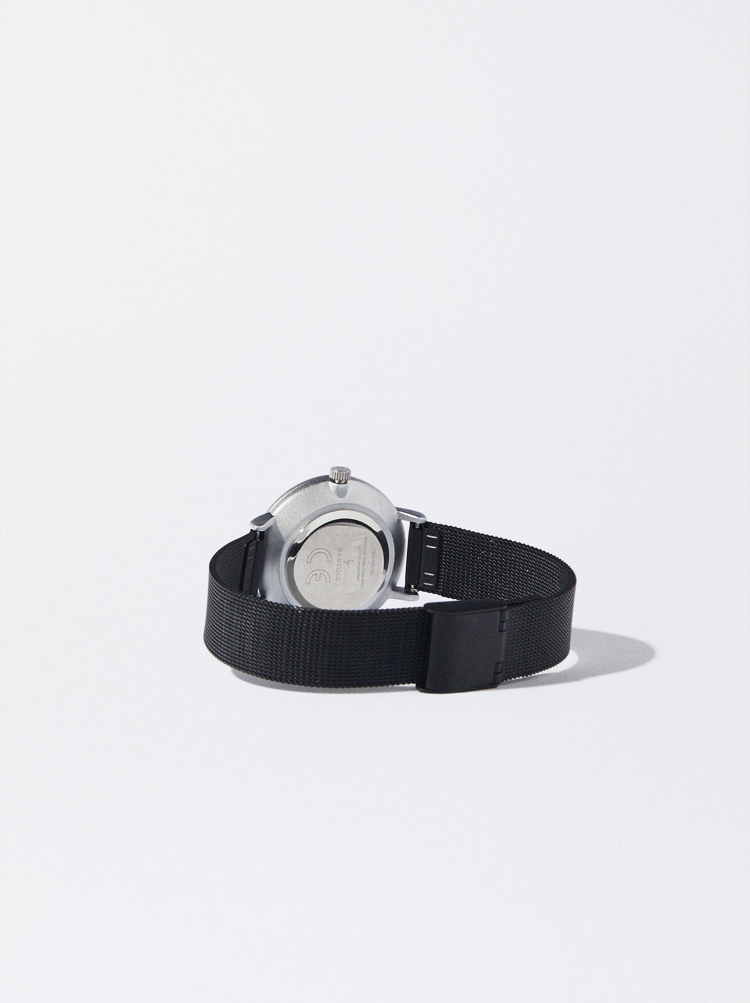 Watch With Stainless Steel Metallic Mesh Strap