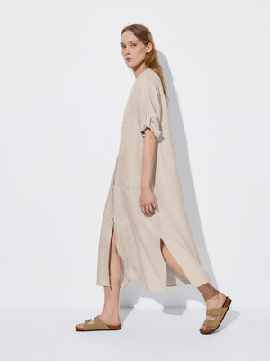 Long Linen Dress