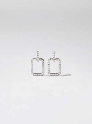 Silver Pearl Earrings