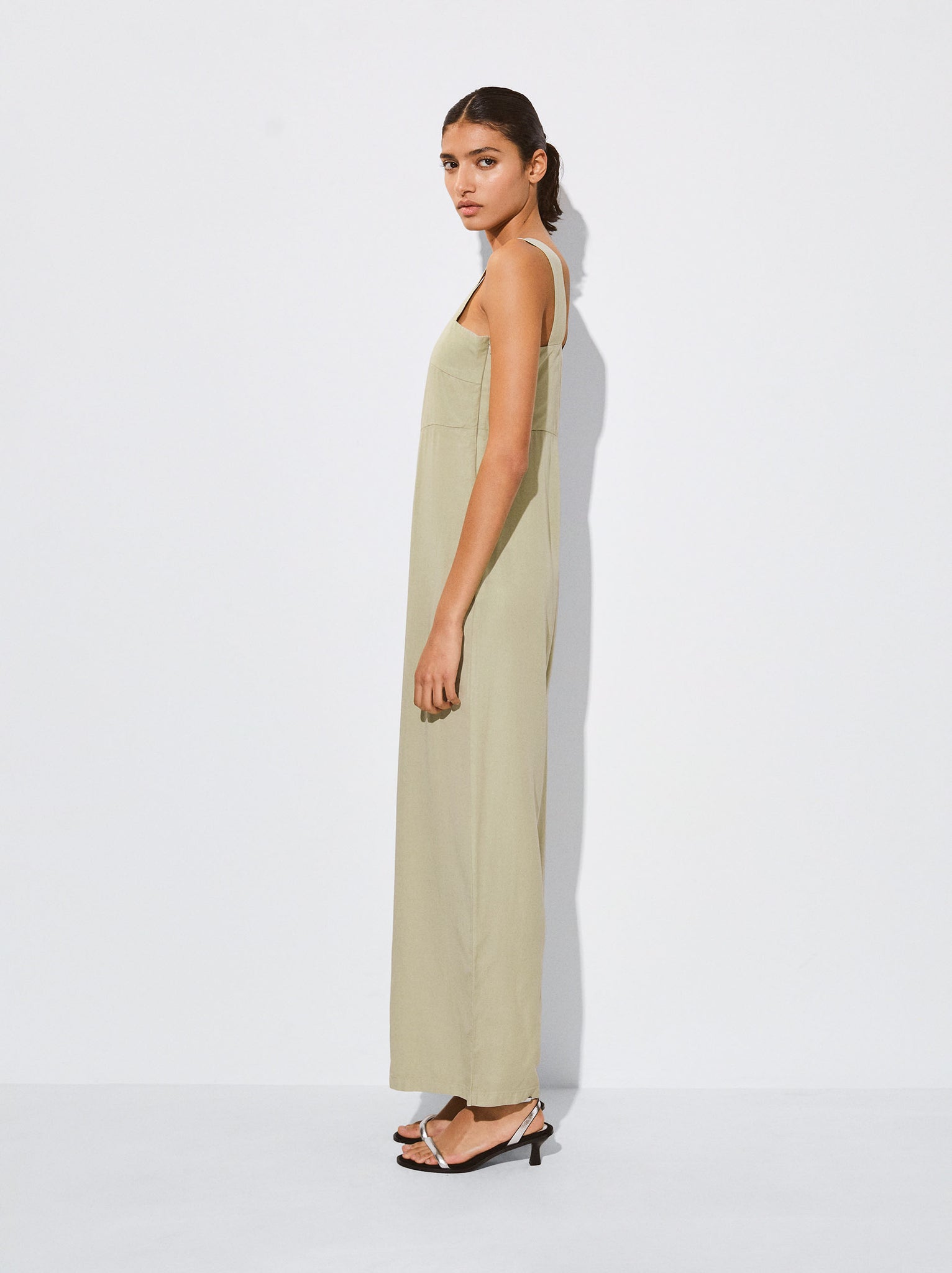 Lyocell Long Jumpsuit