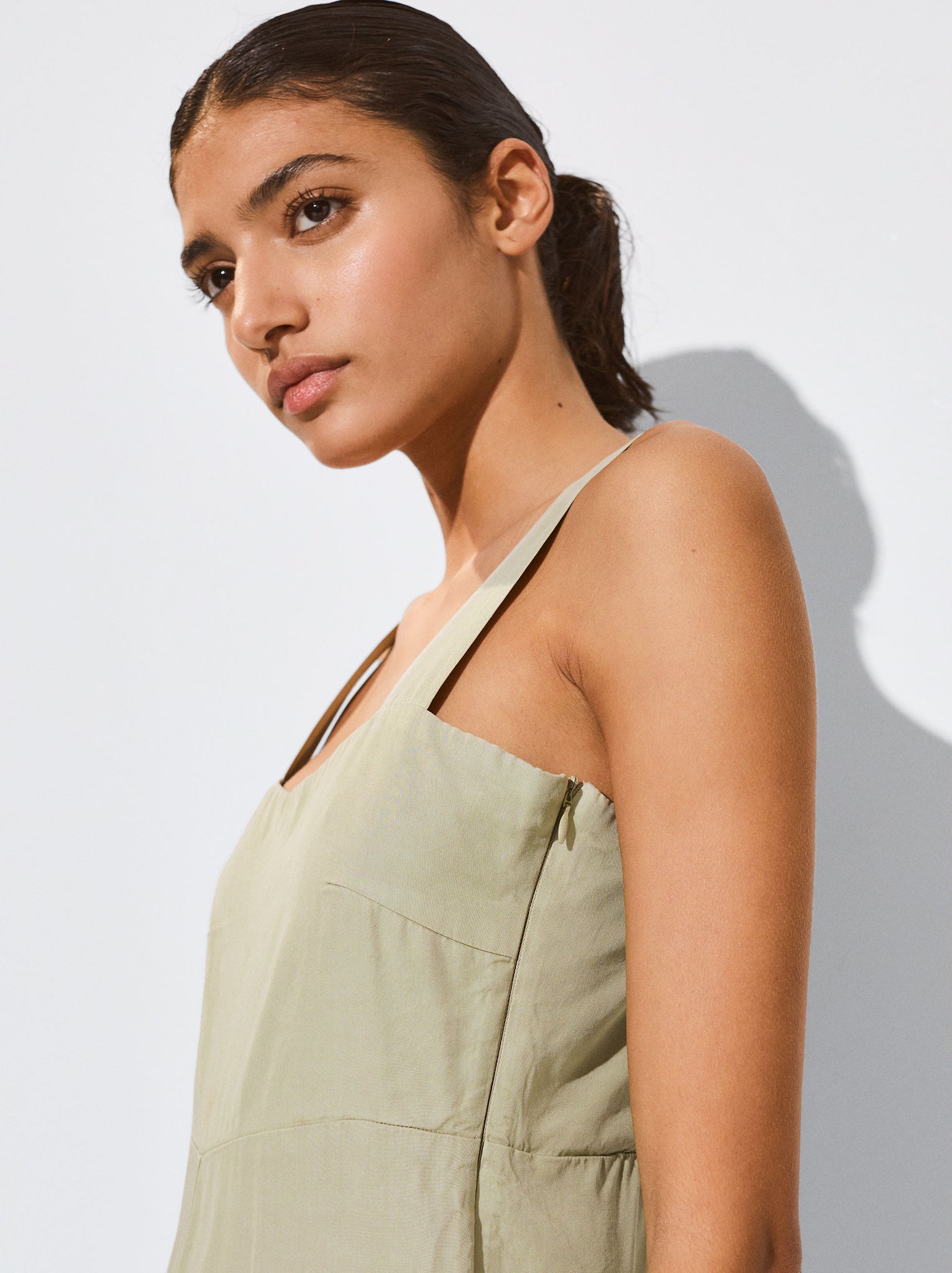 Lyocell Long Jumpsuit