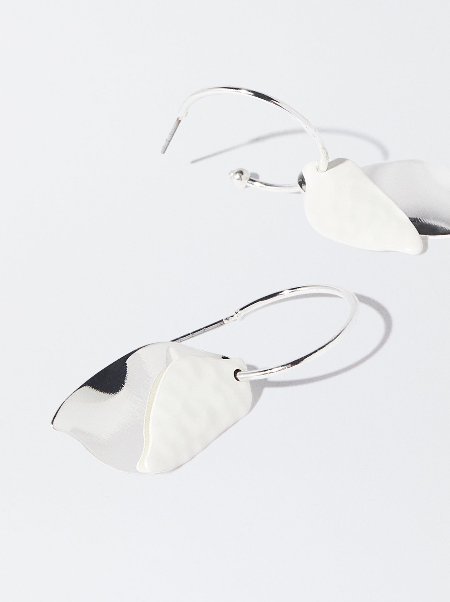 Enamel Hoop Earrings