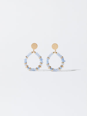 Earrings With Stone