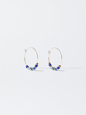 Resin Hoop Earrings