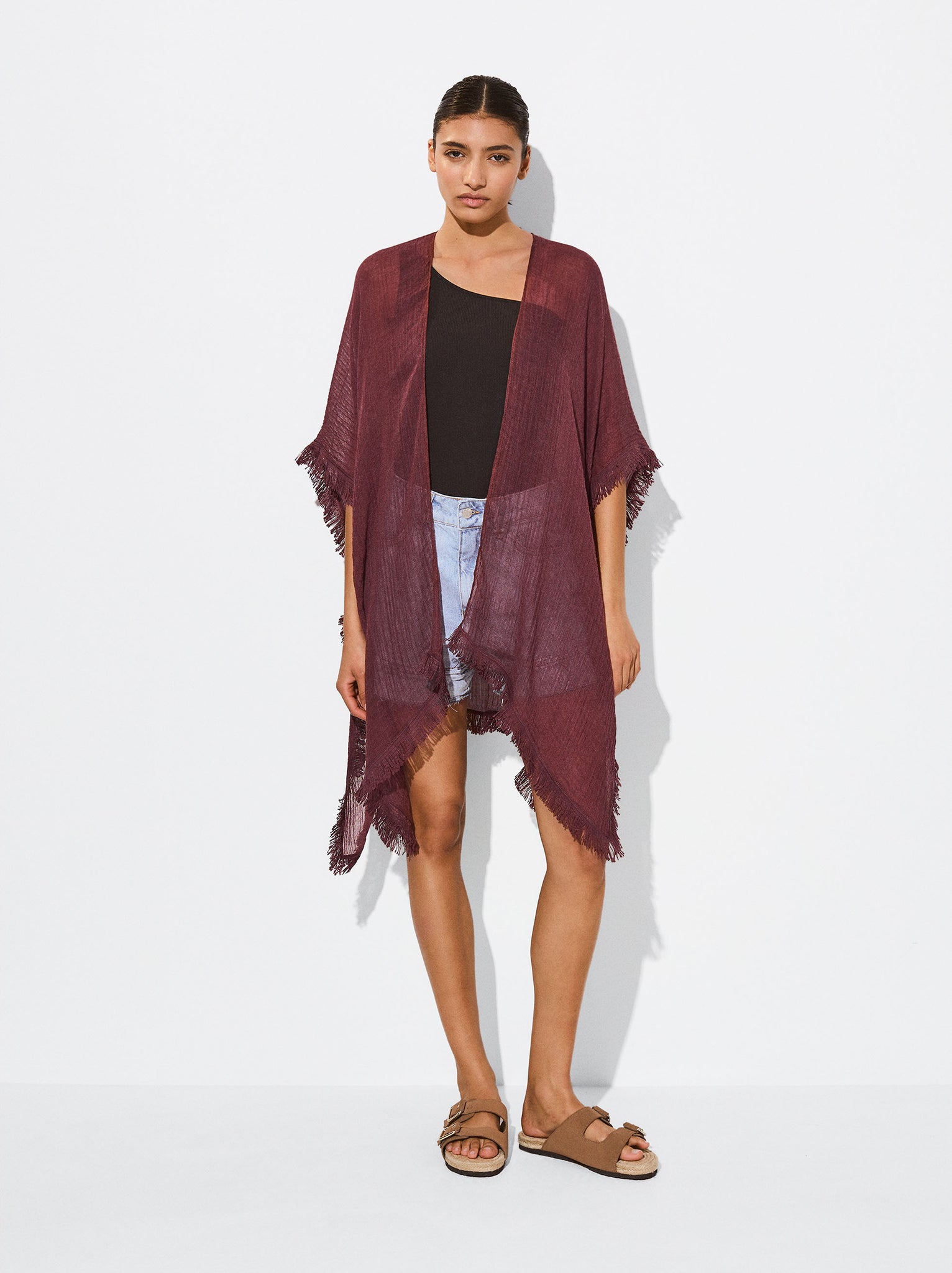 Kaftan With Fringes