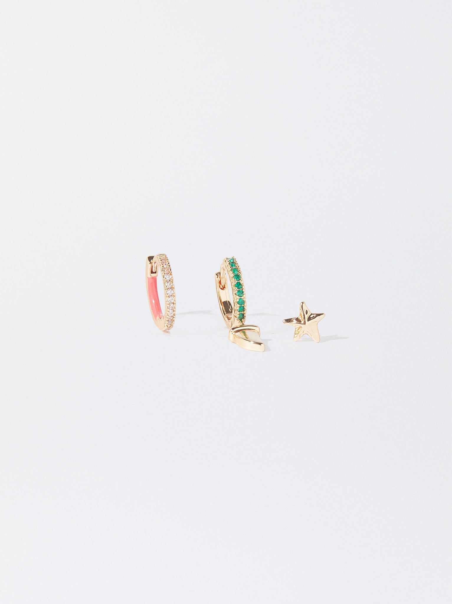 Set Of Cubic Zirconia Earrings