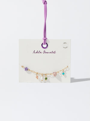 Anklet With Gemstones
