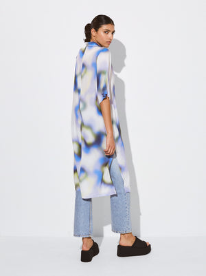 Printed Shirt Dress